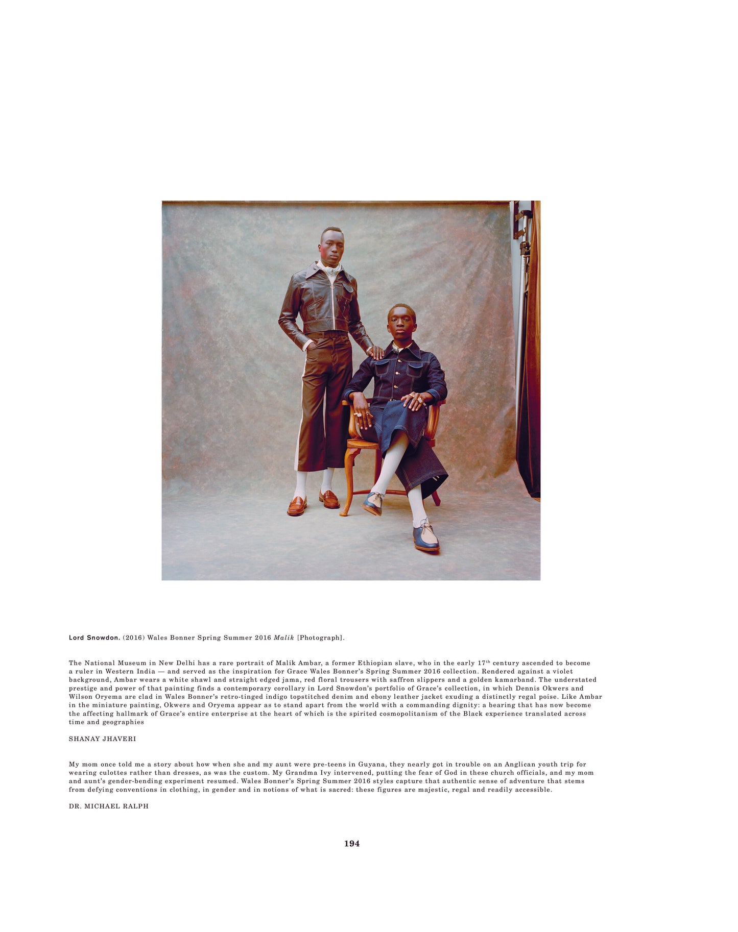 A Magazine Curated By Grace Wales Bonner